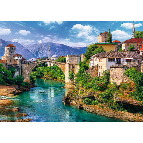 Puzzle Trefl 500el Stary most w Mostarze - 2